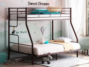 Двухъярусная кровать Гранада-3 140 коричневый в Гремячинске - gremyachinsk.magazinmebel.ru | фото