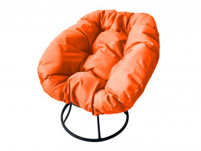 Кресло Пончик без ротанга оранжевая подушка в Гремячинске - gremyachinsk.magazinmebel.ru | фото