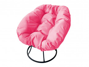 Кресло Пончик без ротанга розовая подушка в Гремячинске - gremyachinsk.magazinmebel.ru | фото