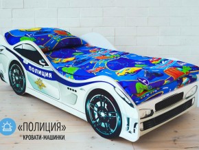 Кровать детская машина Полиции в Гремячинске - gremyachinsk.magazinmebel.ru | фото