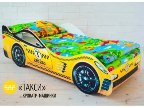 Кровать детская машина Такси в Гремячинске - gremyachinsk.magazinmebel.ru | фото