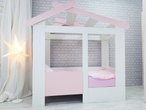 Кровать детская Теремок без ящика розовая в Гремячинске - gremyachinsk.magazinmebel.ru | фото