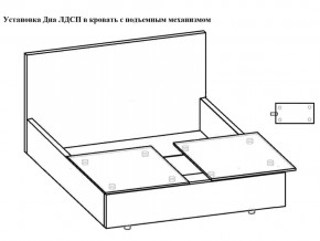 Кровать Феодосия норма 180 с механизмом подъема и дном ЛДСП в Гремячинске - gremyachinsk.magazinmebel.ru | фото - изображение 5